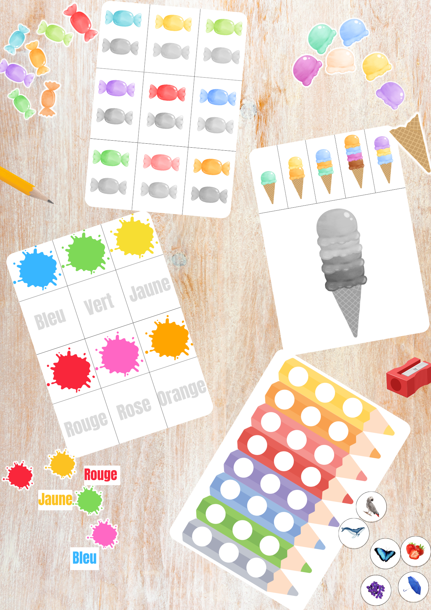 Pack activité - Les couleurs + Les formes